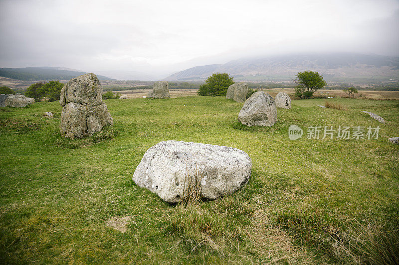 Machrie Moor上的巨石